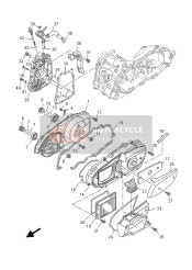 34BW154A0000, Cover,  Cap, Yamaha, 0